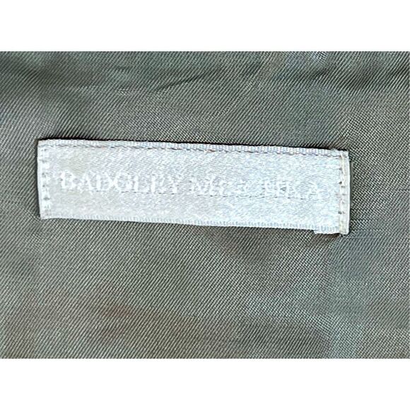 Badgley Mischka Tan Sparkle Metallic Tweed Cap Sleeve Midi Dress sz XS(0-2) - Picture 4 of 12